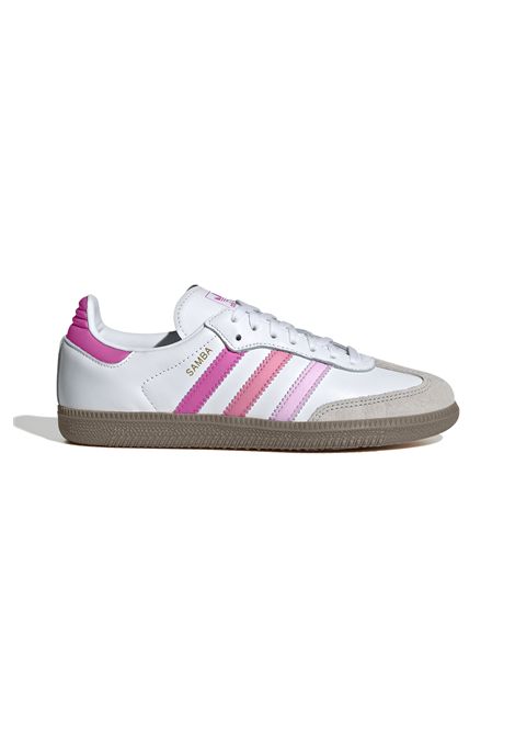 Scarpe Adidas Samba OG Bianco Rosa Bambini ADIDAS ORIGINALS | Sneakers | JP5494-